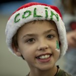 Blue Santa distribution