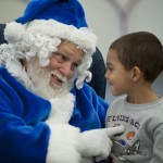 Blue Santa distribution