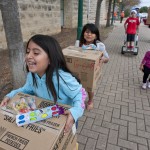 Blue Santa distribution
