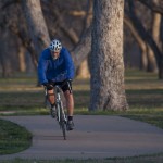 Cyclist at Berry Springs Park