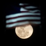 Moon & Flag