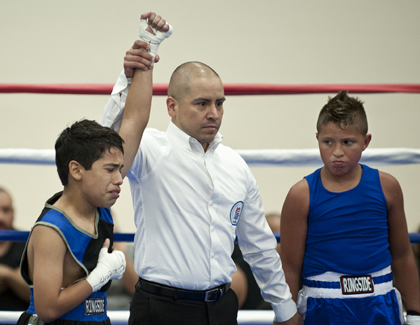Winners and losers at the Sterling Gloves Boxing Tournament.