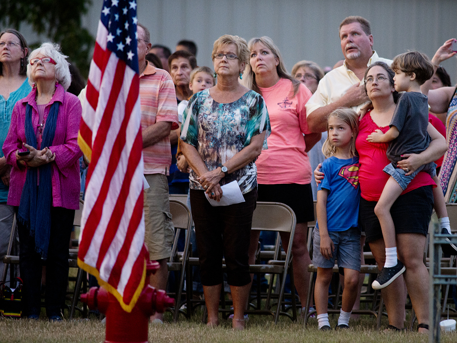 9/11 Patriot Day ceremony in Taylor, Texas.