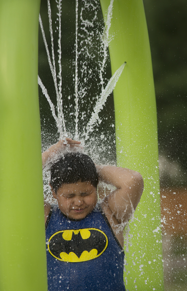 Water Spray Fun at Park