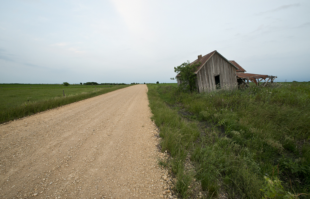 Dirt Road & Old House