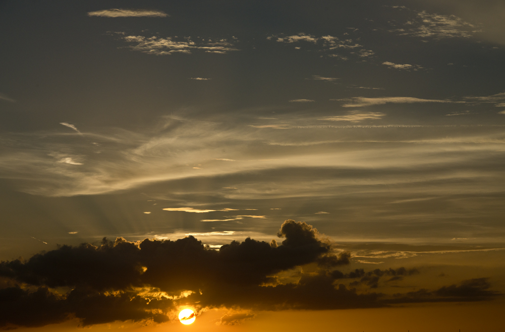 Sunset, with context