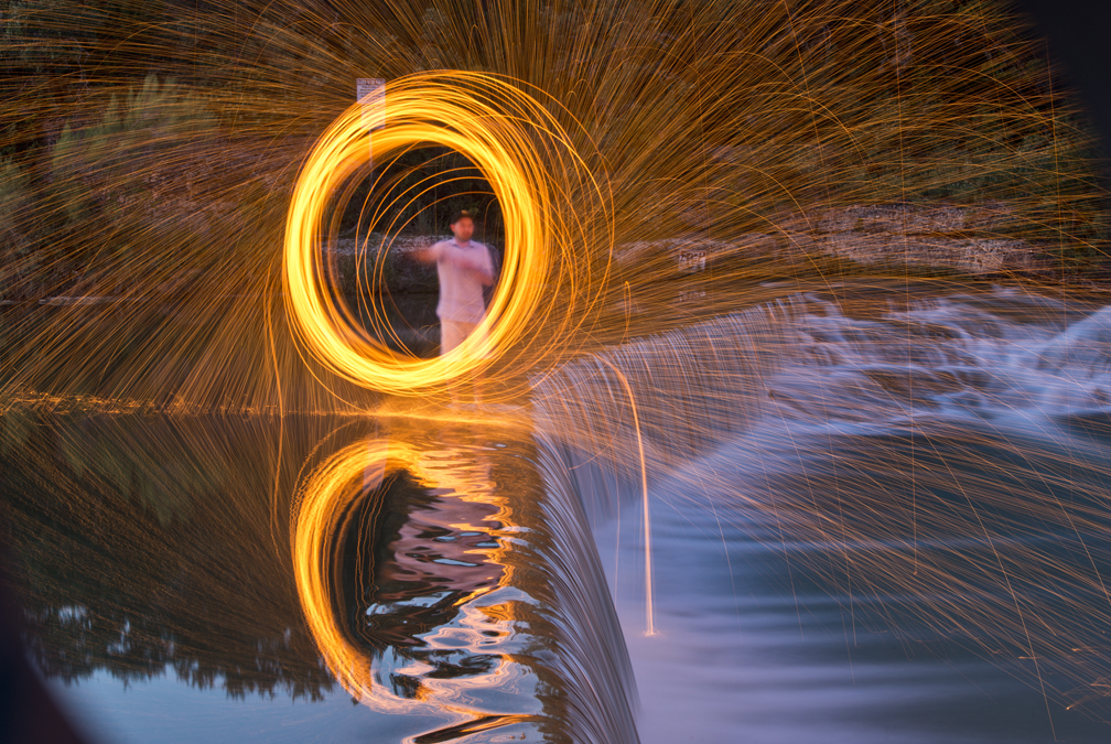 Evening at Blue Hole