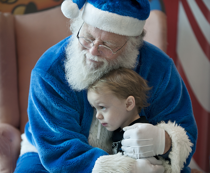 2016 Blue Santa